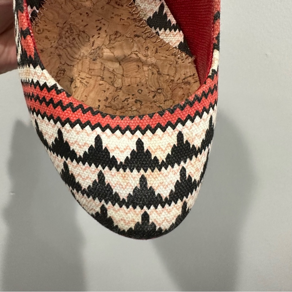 Gianni Bini Aztec Pattern Wedge Platform Shoes Size 6 - Picture 11 of 16
